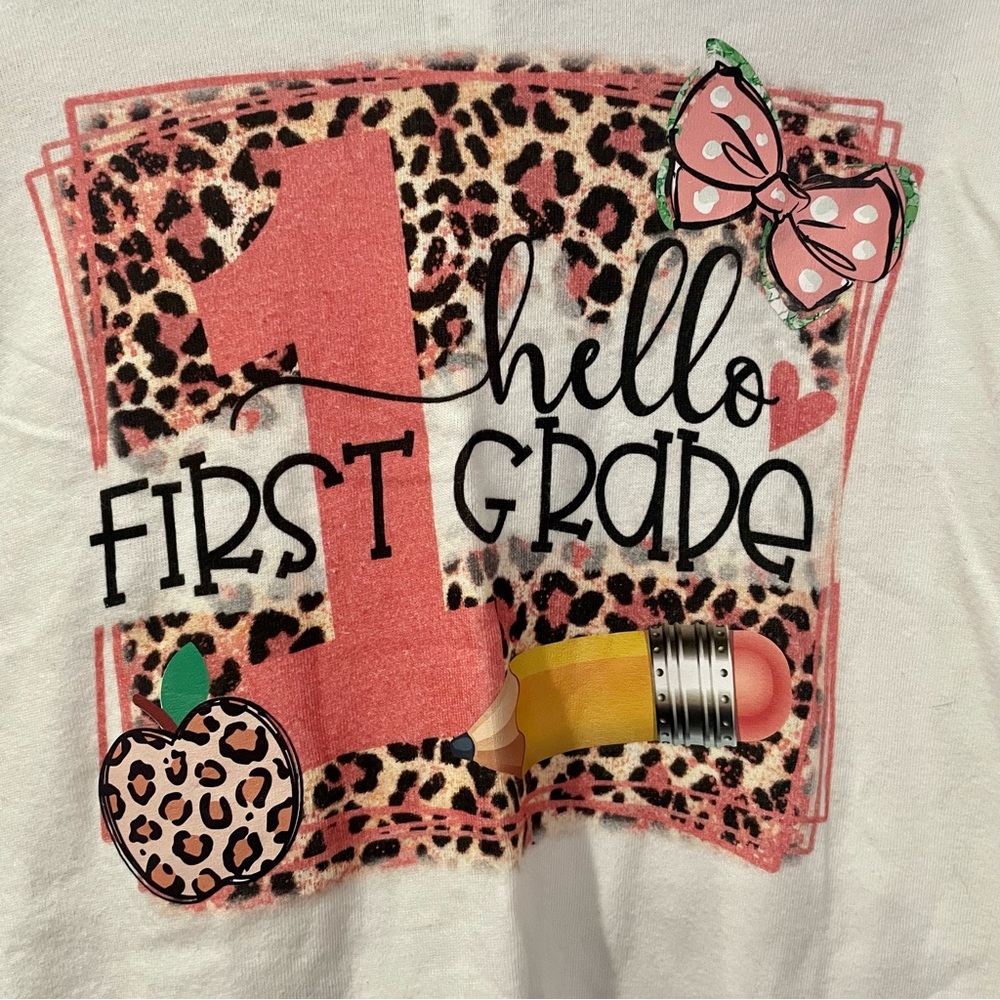 “Hello First Grade” T-Shirt - Picture 2 of 3